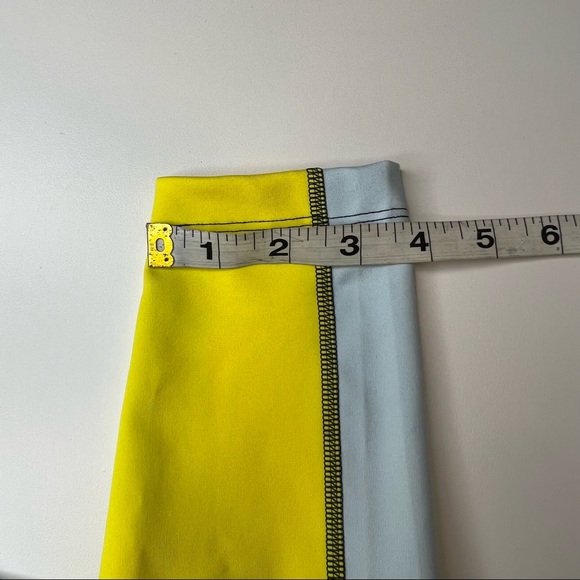 NIKE Blue & Yellow Colorblock Leggings, Mid Rise, Multiple Sizes, NWT!! - Picture 9 of 11